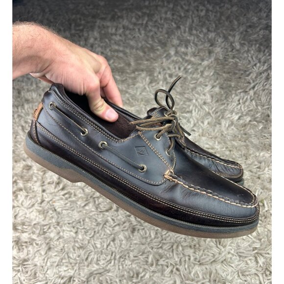 Sperry Mako Canoe Moc Boat Shoes Sz 14 - Picture 1 of 9